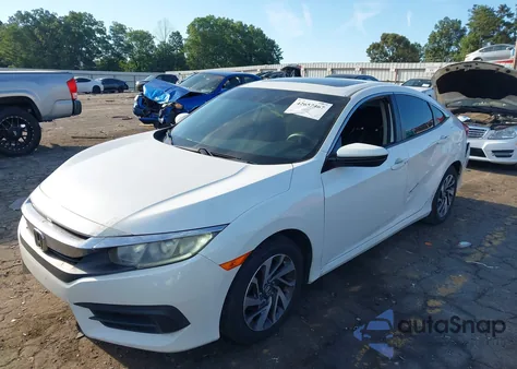 2016 Honda Civic Ex из США, поврежденный, VIN 19XFC2F72GE033844